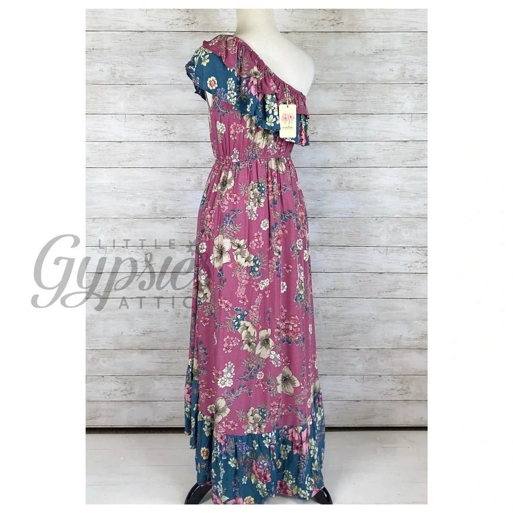 Entro Frolic in the Flowers Midi Dress - Picture 7 of 10